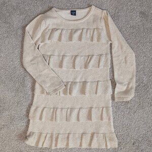 Baby Gap 3T sparkly gold dress